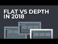 FLAT vs. Depth for Web Design in 2018? A Quick Tutorial