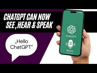 BIG AI NEWS - Openai Chatgpt Can Now See, Hear, And Speak - How To Use It